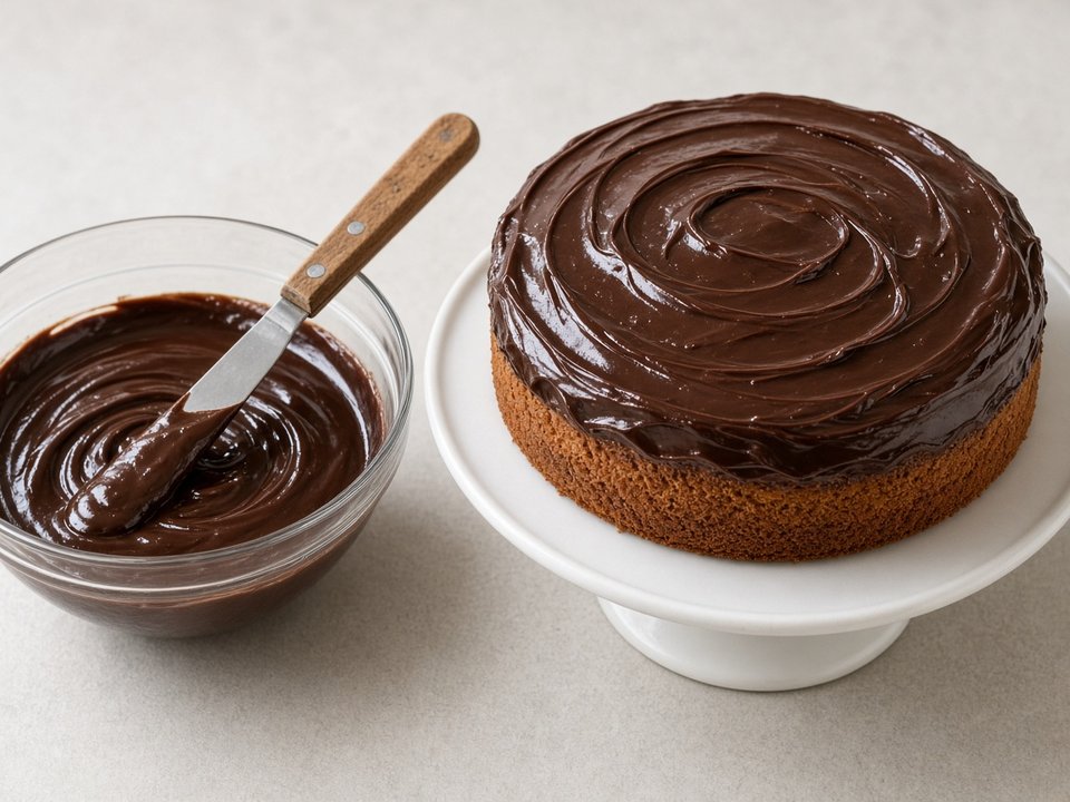 Illustration of Chocolate truffle icing