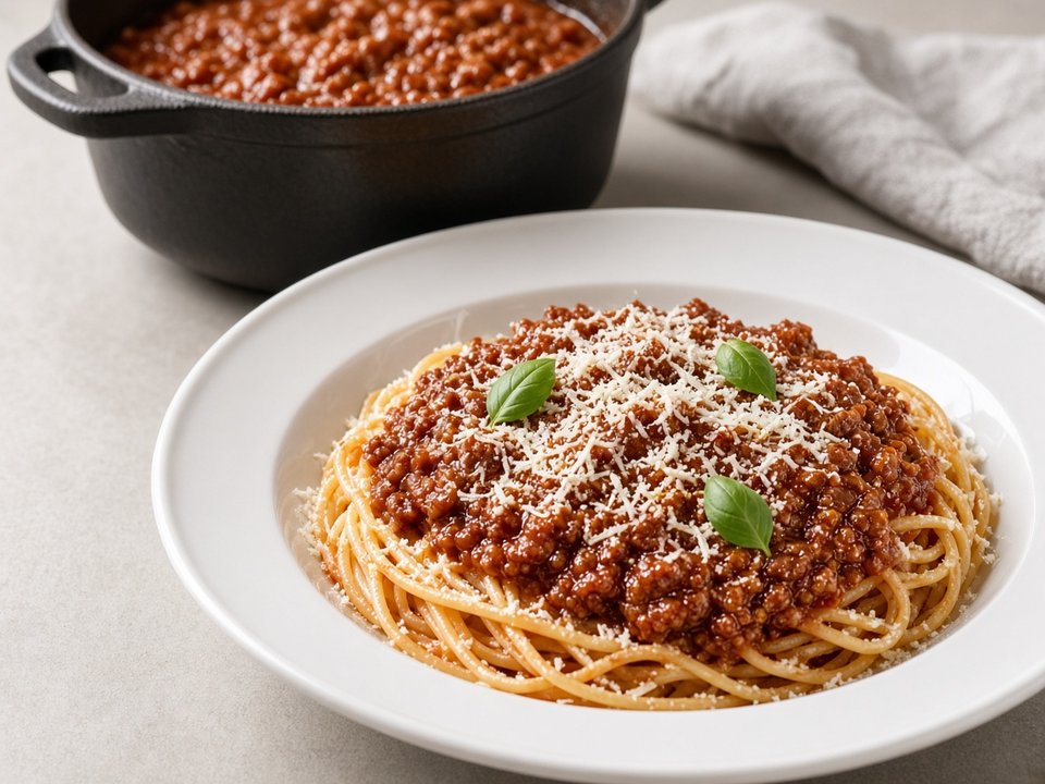 Illustration of Spaghetti Bolognese