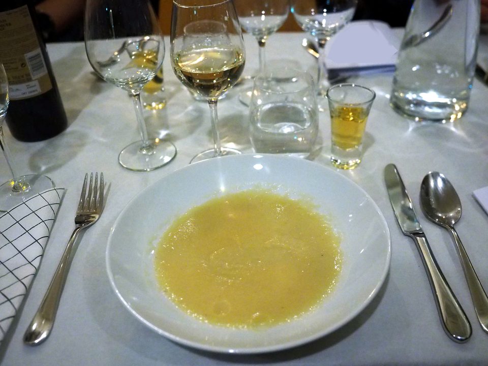 Bowl of Jerusalem artichoke soup