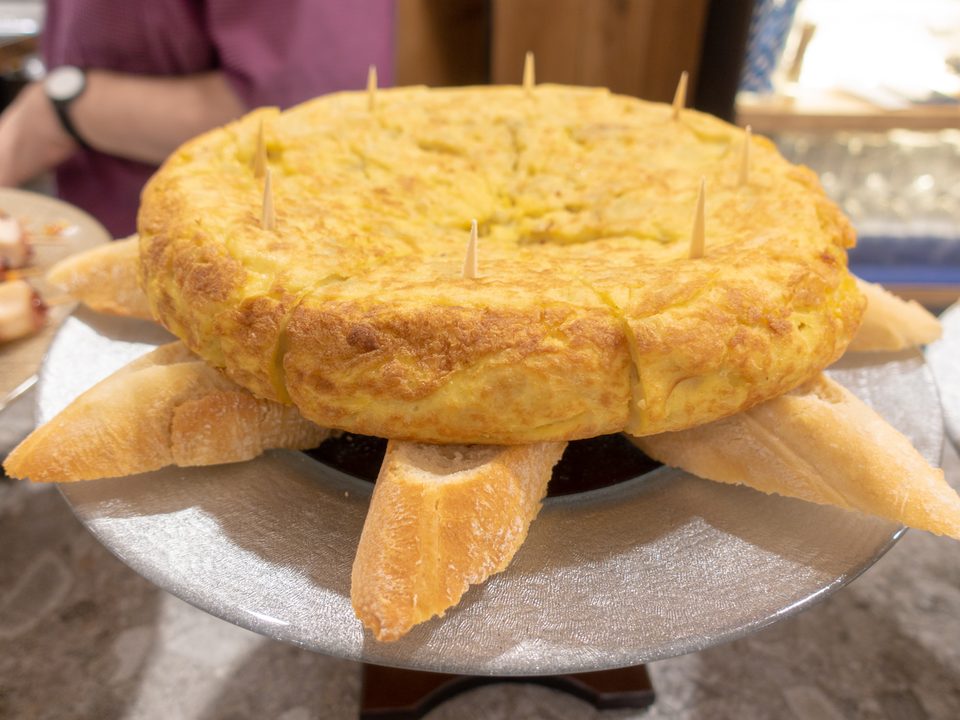 Spanish potato omelette